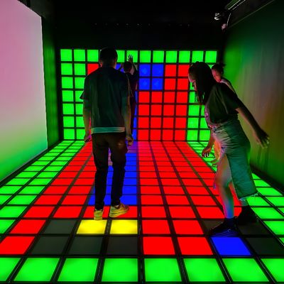 Goede prijs Led vloer 30x30cm Interactief licht Actief 99 spel Interactief dansvloer Spelkamer online