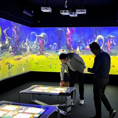 Goede prijs 3d AR Interactieve Scanning Schilderen Interactieve Wandprojectie Software Kinderen Interactieve Projector Tekenen Laser Projector online