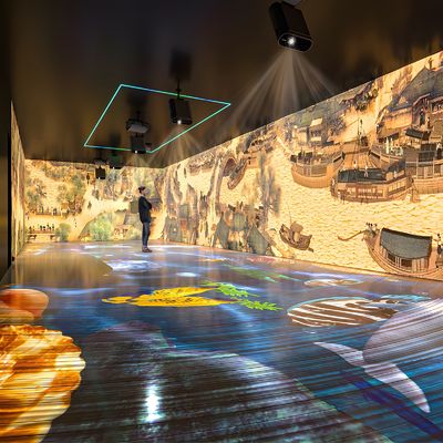 Goede prijs Volledige 360 graden meeslepende ruimtes Wandvloer Interactieve projectie online