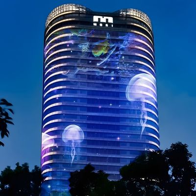 Goede prijs Architectonische projectie WALL Projector Muursysteem 3D Video Mapping On Building online