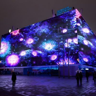 Goede prijs Drone Mapping 3D Gevel Projector Hall Architectuur Projectieve textuur Animatie Gekrompen online