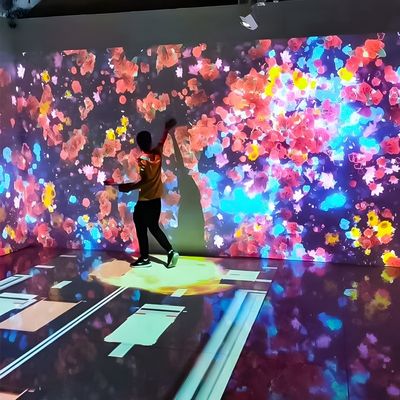 Goede prijs Immersive 360-projectie Interactieve muurprojector 3 kanalen online