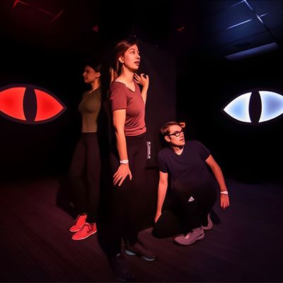 Goede prijs Muur Interactieve Verberg Druk op de knop Tellen getal Led licht Activeren spel Evil Eyes online