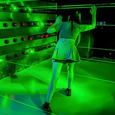 Goede prijs Indoor Laser Light Game Professionele Mobile Laser Maze Game Met Software online