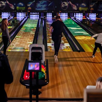 Goede prijs Sports String Pinsetter Complete Set Bowling Machine Standaard bowlingapparatuur online