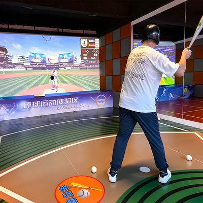 Goede prijs Indoor Virtual Reality Sports Ar Projection Smart Baseball Simulator Baseball Simulatie online