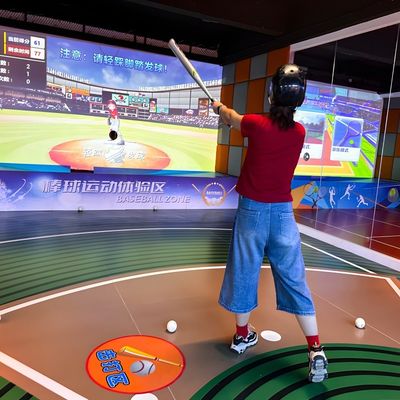 Goede prijs Augmented Reality Interactieve Sport Ar Indoor Simulator Baseball Pitching Amusement Game online