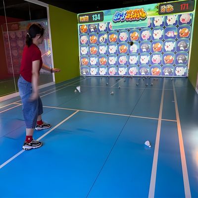 Goede prijs Indoor Badminton Fitness apparatuur Virtuele realiteit simulator Training Sport spel online