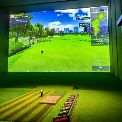 Goede prijs Professionele Indoor Golf Simulator 3D Golf Simulator Interactieve Projectie Spel online