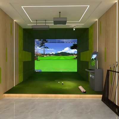 Goede prijs Indoor Luxury Golf Simulator Interactief Spel Professionele Ar Projector online