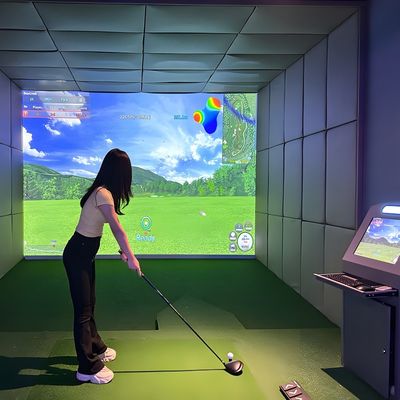 Goede prijs Fabriek Direct Golf Simulator Indoor Family Golf Screen Interactieve projectie online