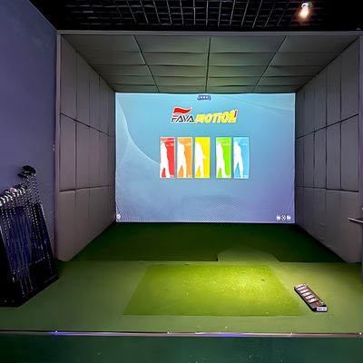 Goede prijs 3d-projectie Indoor Infrarood Inductie Golf Simulatie Trainer Golf Simulator online