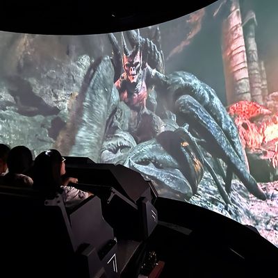 Goede prijs Indoor Rich Films Grote projectie Gekrompen scherm Dynamisch 7d Spoorwegtheater online