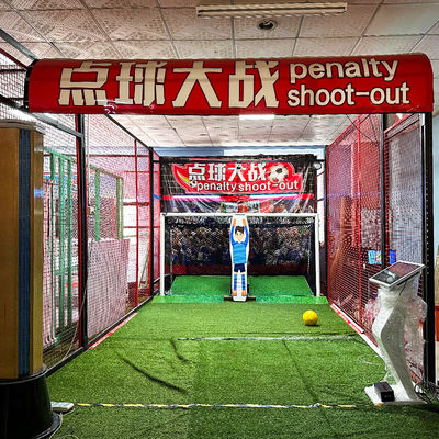 Goede prijs Indoor Penalty Shootout Sports Games Intelligent Robot Goalkeeper online