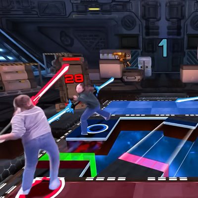 Goede prijs Meest populaire Immersive Interactive Projection Games Laser Sword Duel Multiplayer online