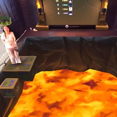 Goede prijs Sociale Spelen VR Arena Floor Is Lava Interactieve Projector Spel MR AR-Uitrusting online