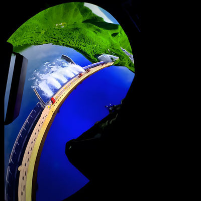 Goede prijs Vermaakpark Virtual Reality 9d Cinema Vliegende bioscoop Dome Screen online