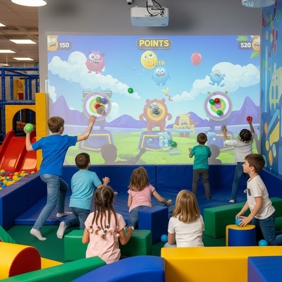 Goede prijs Dynamisch balspel interactieve wandprojectie | Verander elke muur in een digitale speeltuin online