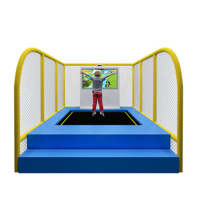 Goede prijs Indoor HD Virtual Interactive Jumping Trampoline Park Play Set for Kids with Kinect Sensor for Children's Playgrounds online