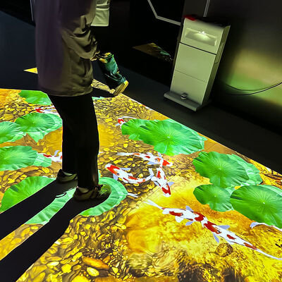 Goede prijs Mobile All-in-one Interactive Floor Projector with 4000 Lumens Brightness 1280*800 Resolution and 80+ Games online