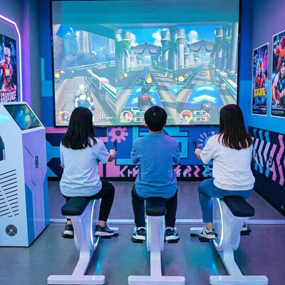 Goede prijs Nieuwe functie Immersive Group Fiets Simulator Real Time Fietsen Racing Projectie Systeem Meerdere baan Opties online