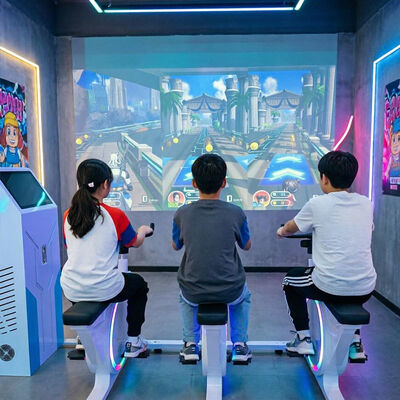 Goede prijs Smart Projection Cycling Simulator ontworpen voor fitnesscentra, gezinspleziercentra en openbare ruimtes online