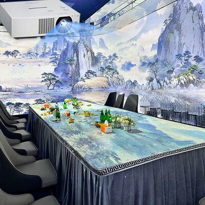 Goede prijs Huwelijksfeest Taart 3d Mapping Immersive Room Floor/Ground Interactieve Projectie Hologram Projector online
