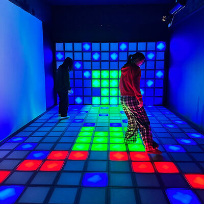 Goede prijs 30x30cm RGB interactief LED-vloerspel met 1000 niveaus voor winkelcentra en speeltuinen online