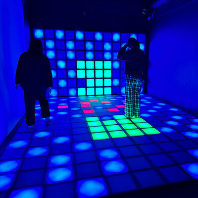 Goede prijs Interactieve LED-vloer met RGB-kleur en tegelgrootte van 30x30 cm voor multiplayer-spelmodus online