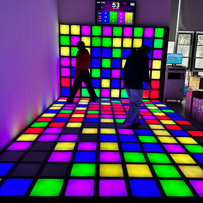 Goede prijs 30x30cm RGB-verlichting Drukgevoelige interactieve LED-vloer Supergrid voor pretparken online