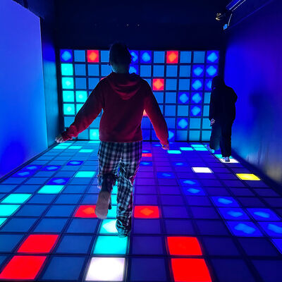 Goede prijs 30x30cm RGB Interactieve LED-vloer met 1000 niveaus voor kinderen en entertainment online