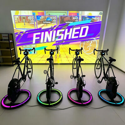 Goede prijs 3500 lumens Gamified Cycling Projection Bike met 1280*800 resolutie en levenslange gratis game updates online