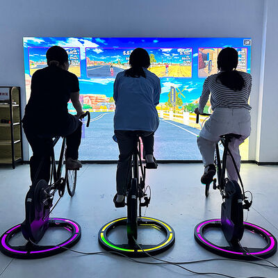 Goede prijs Gamified Cycling Interactieve projectiefiets met 3500 lumens helderheid, 1280 * 800 resolutie en 3 spelmodi voor meeslepende oefening online