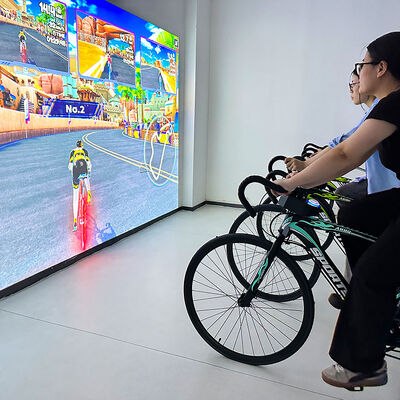 Goede prijs Interactieve projectiefiets met 3500 lumens helderheid en 1280*800 resolutie voor gamecenters en sportscholen met 1 jaar garantie online