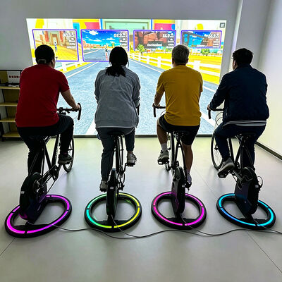 Goede prijs Interactieve oefenfiets met 3500 lumens Gamified Cycling Projection System met 3 game modes en Ultra-Low Latency Tracking online