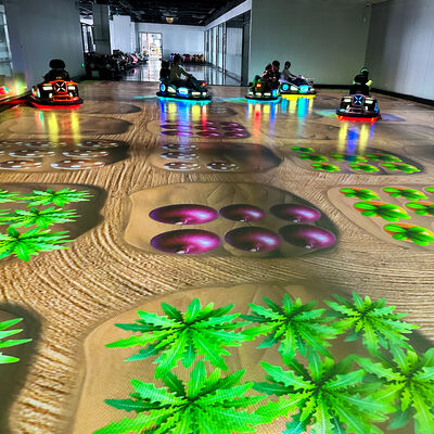 Goede prijs Persoonlijke grondprojectie Interactie Bumper Car 8 Ingebouwde games en 36V batterij voor indoor pretparken online