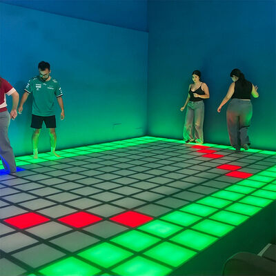 Goede prijs Interactieve LED Vloer met 280+ Spelniveaus en RGB LED, Modulaire 100-900 Tegels LED Game Vloer voor F1 Fan Zones en Speciale Evenementen online